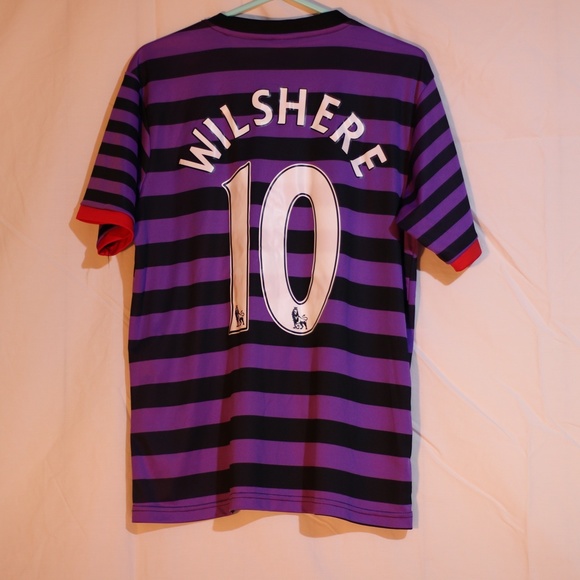 SOLD// Arsenal Jack Wilshere Away Jersey 2012/2013 - Picture 2 of 2